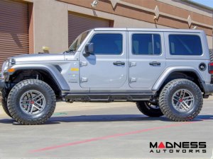 Jeep Wrangler JL Nerf Bar - NFB Predator Pro Step System - N-Fab - Textured Black